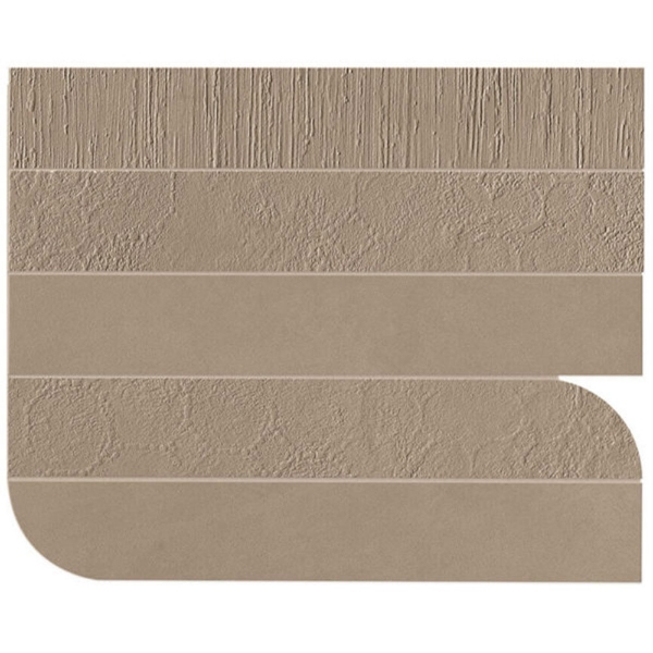 Picture of Happy Floors - B-Natural Piano Mosaic Ecru Mixed Textures