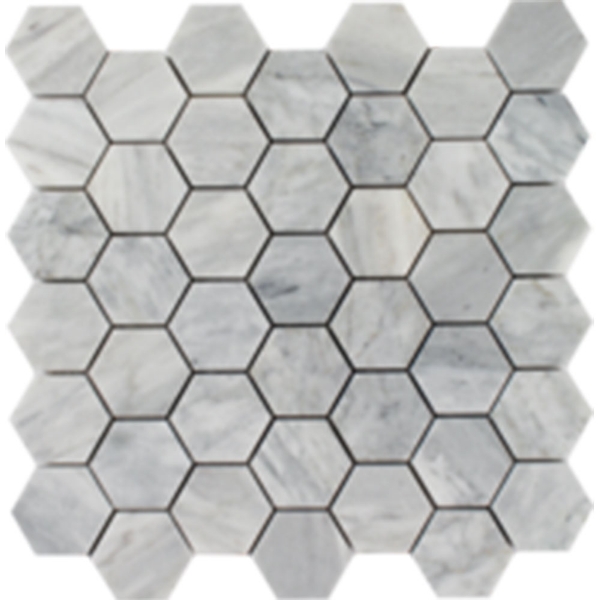 Picture of Tesoro - Metropolitan Stone Hexagon Mosaic Deep Blue