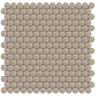 Picture of Tesoro - Element Glass Mosaic Penny Round Smoke