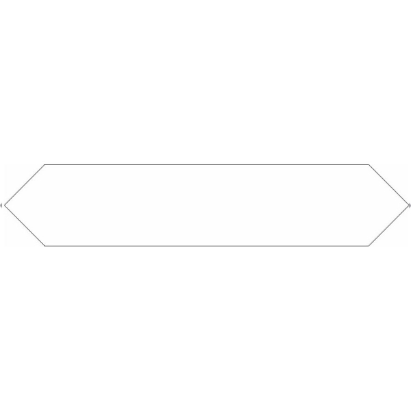 Picture of Roca - Block 2 x 10 Arrow Bright Blanco