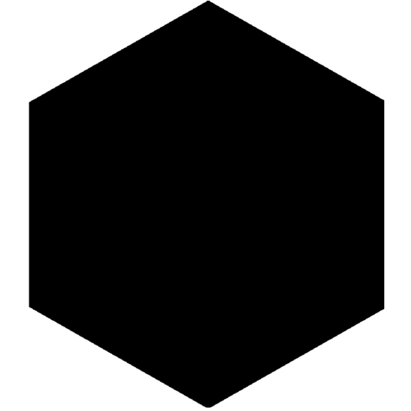 Picture of Roca - Block Hexagon Negro