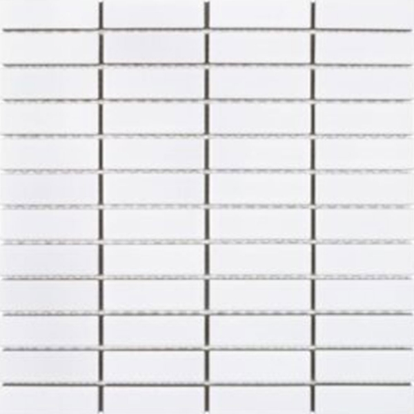 Picture of Anthology Tile - Porcelart Striaght Stack White Glossy