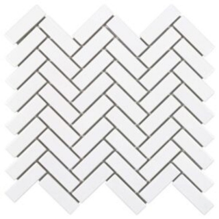 Picture of Anthology Tile - Porcelart Herringbone White Glossy