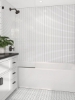 Picture of Anthology Tile - Porcelart Herringbone White Glossy