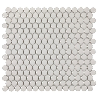 Picture of Anthology Tile - Porcelart Penny Round Pearl Glossy