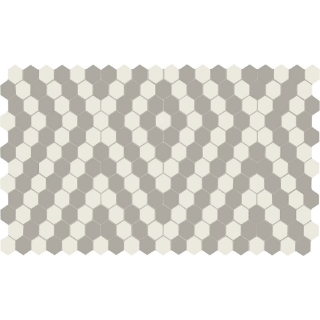 Picture of American Olean - Unglazed ColorBody Mosaic Hexagon Patterns Diamond Weave