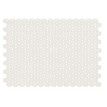 Picture of American Olean - Unglazed ColorBody Mosaic Penny Round Solids Ice White