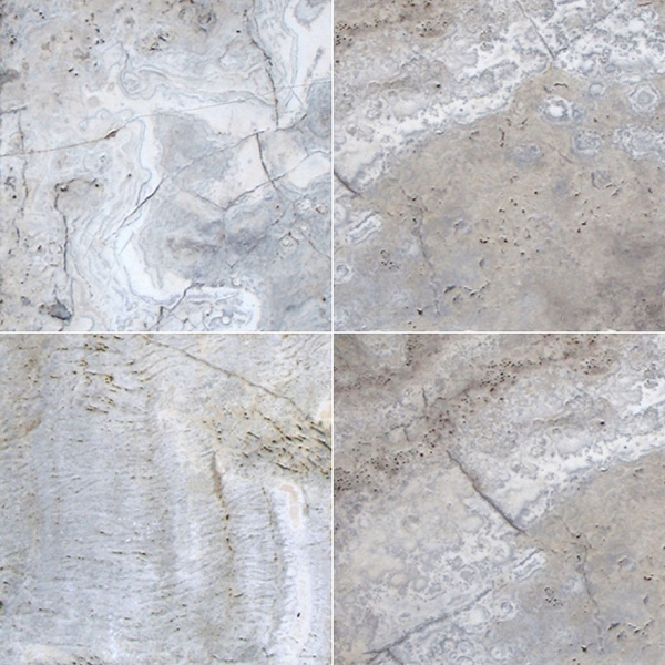 Picture of MS International - Travertine Pavers 24 x 24 Silver Travertine