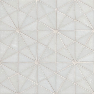 Picture of MS International - Palisades Handcrafted Glass Stella Blanca