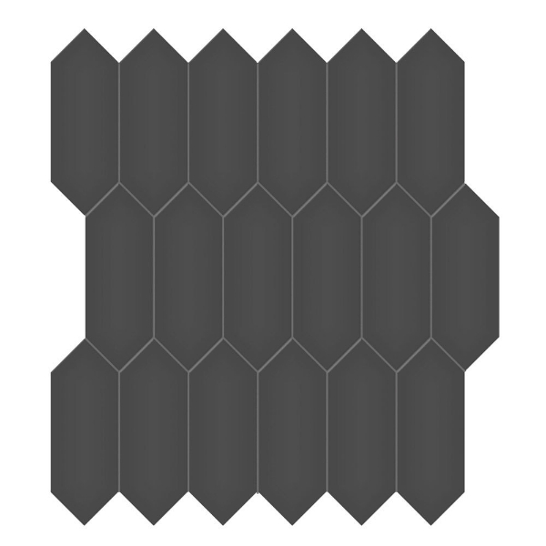 Picture of Tesoro - Soho Picket Matte Mosaic Retro Black