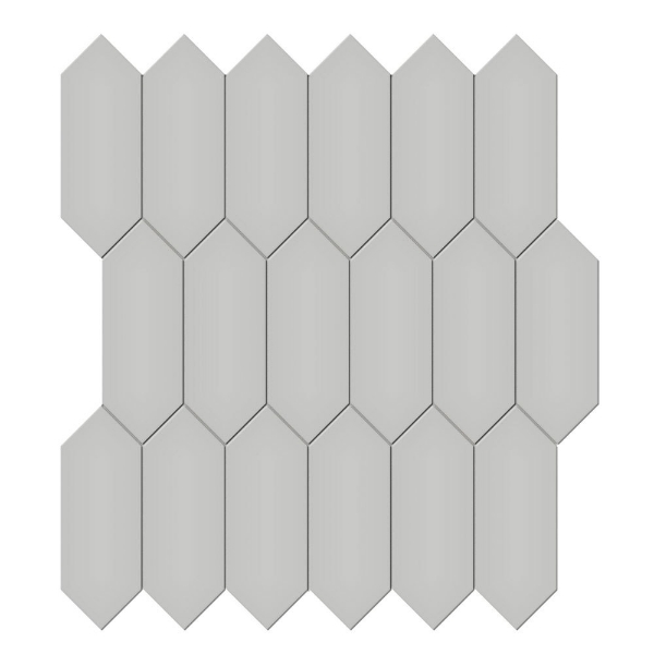 Picture of Tesoro - Soho Picket Glossy Mosaic Loft Grey