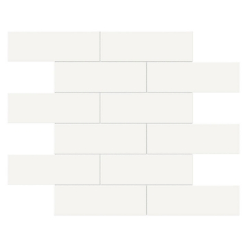 Picture of Tesoro - Soho Brick Matte Mosaic Canvas White