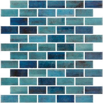 Picture of Emser Tile - Waterlace Offset Mosaic Lami