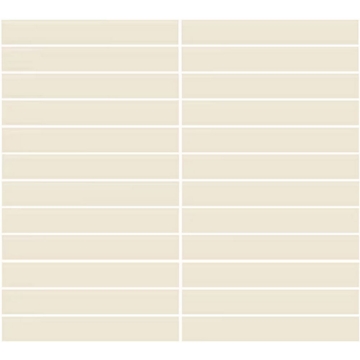 Picture of Daltile - Color Wheel Mosaic Straight Joint 1 x 6 Biscuit