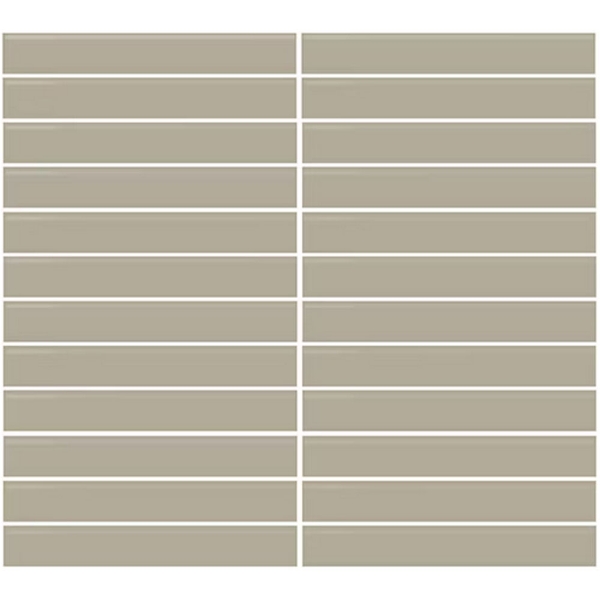 Picture of Daltile - Color Wheel Mosaic Straight Joint 1 x 6 Matte Architectural Gray