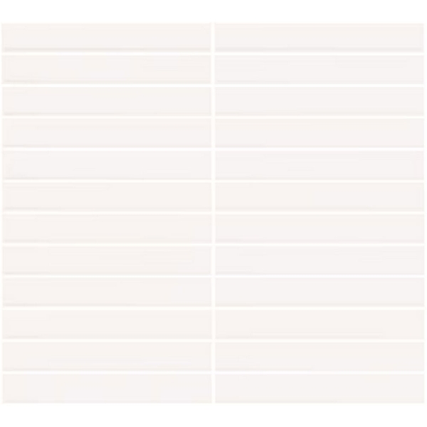 Picture of Daltile - Color Wheel Mosaic Straight Joint 1 x 6 Matte Arctic White