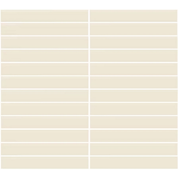 Picture of Daltile - Color Wheel Mosaic Straight Joint 1 x 6 Matte Biscuit