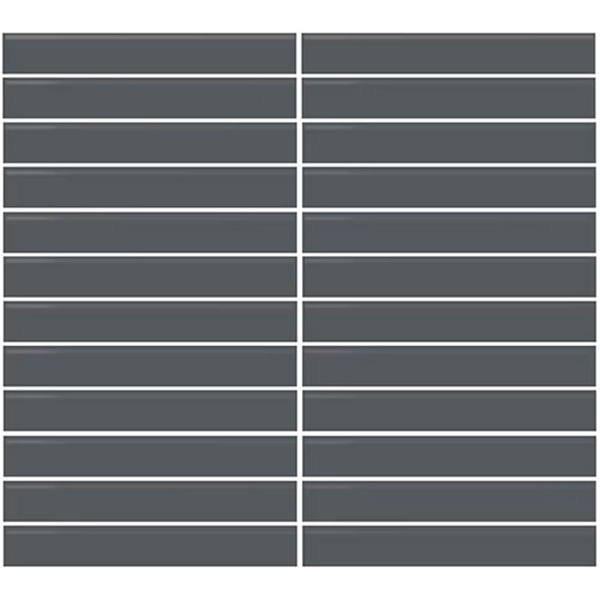 Picture of Daltile - Color Wheel Mosaic Straight Joint 1 x 6 Matte Chalkboard