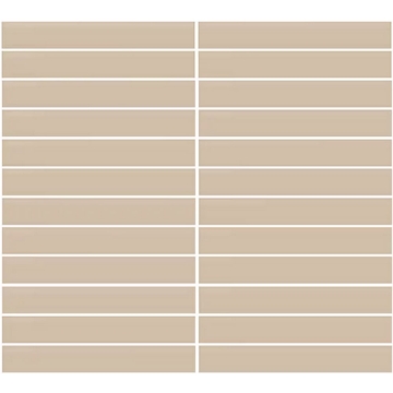 Picture of Daltile - Color Wheel Mosaic Straight Joint 1 x 6 Matte Urban Putty