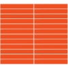 Picture of Daltile - Color Wheel Mosaic Straight Joint 1 x 6 Orange Burst