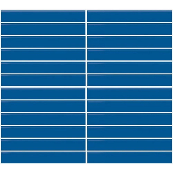 Picture of Daltile - Color Wheel Mosaic Straight Joint 1 x 6 Sea Breeze