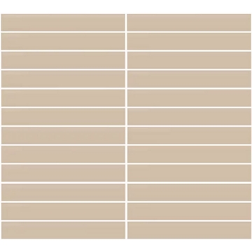 Picture of Daltile - Color Wheel Mosaic Straight Joint 1 x 6 Urban Putty