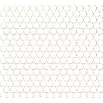 Picture of Daltile - Color Wheel Mosaic Penny Round Arctic White