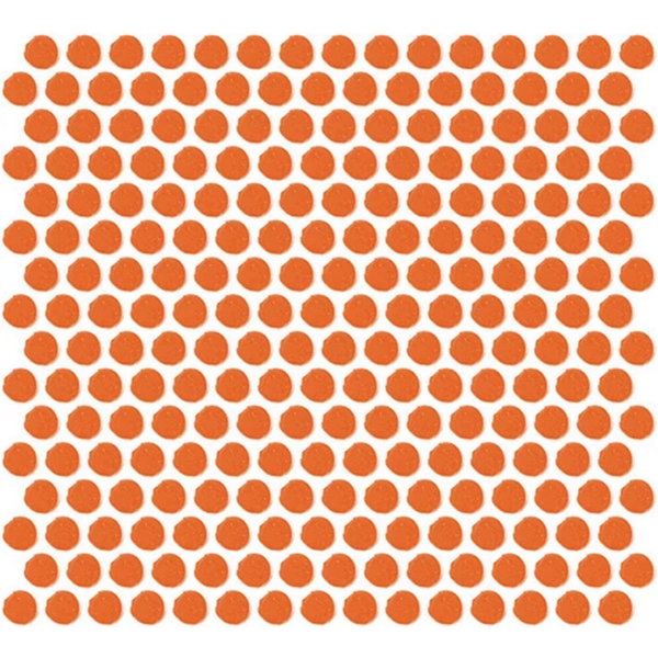 Picture of Daltile - Color Wheel Mosaic Penny Round Orange Burst
