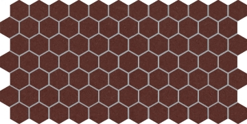Picture of Daltile - Keystones 1 x 1 Hexagon Brownberry