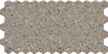 Picture of Daltile - Keystones 2 x 2 Hexagon Uptown Taupe Speckle