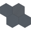 Picture of Marazzi - Rhyme and Reason Hexagon Indigo