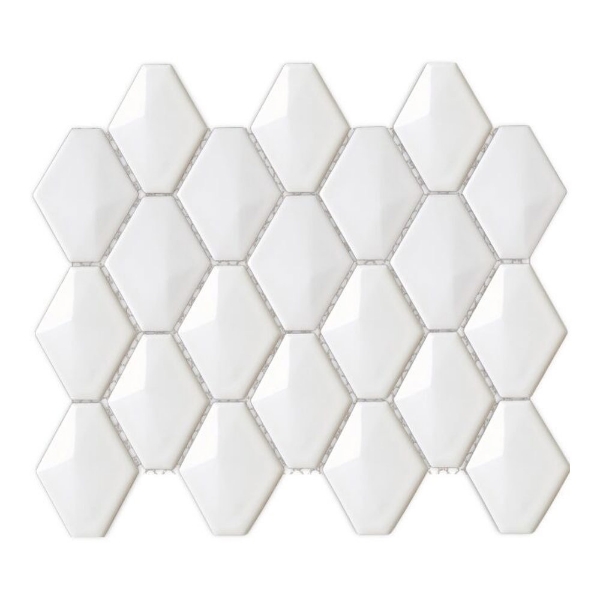 Picture of Happy Floors - Artisan Diamond Mosaic White