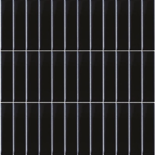 Picture of Happy Floors - Artisan Soldier Stack Mosaic Black