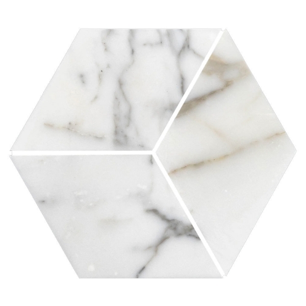 Picture of Elon Tile & Stone - Trillium Mosaics Calacatta Gold