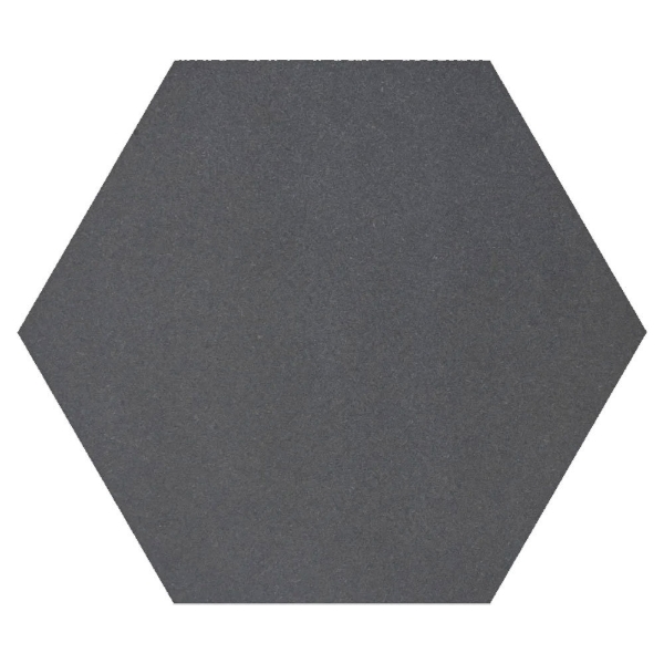 Picture of Elon Tile & Stone - Slate Hexagon Tile Grey Basalt Honed