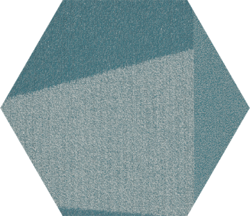 Picture of Shaw Contract - Color Shift Hexagon Tile Aerial