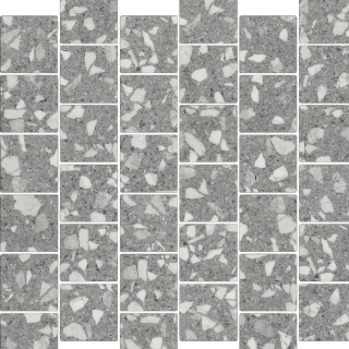 Picture of Shaw Floors - Luxe Moderne 2 x 2 Mosaic Machine Age Grey