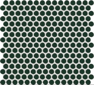 Picture of American Olean - Color Story Mosaic Penny Rounds Glossy Wisdom