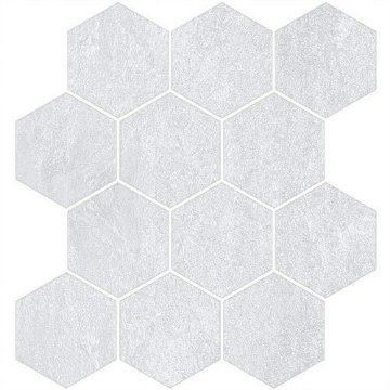 Picture of Tesoro - Titanium Hexagon Mosaic Icerock