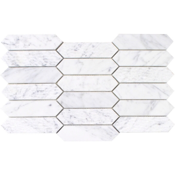 Picture of Tesoro - Venatino Goia Picket Mosaic Clawed Stone