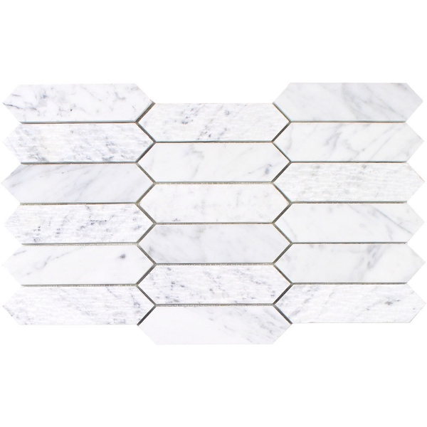 Picture of Tesoro - Venatino Goia Picket Mosaic Clawed Stone