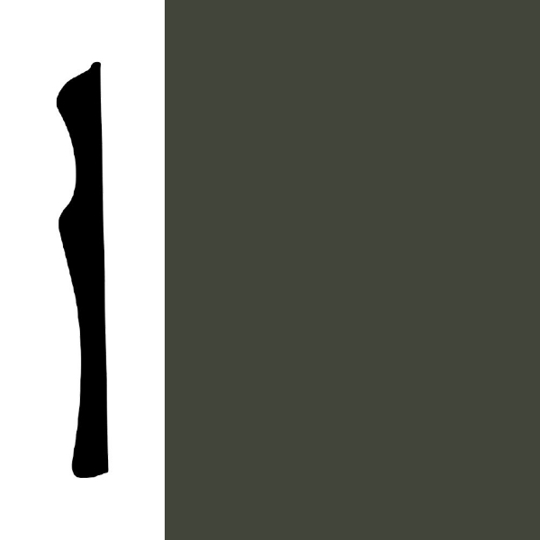 Picture of Mohawk - Sculpted Edge Wall Base 6 Olive