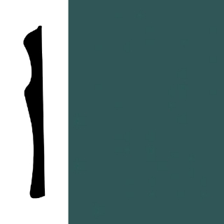 Picture of Mohawk - Sculpted Edge Wall Base 6 Forest Green