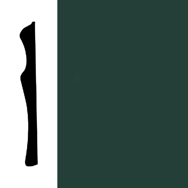 Picture of Mohawk - Sculpted Edge Wall Base 6 Ivy Green