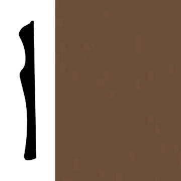 Picture of Mohawk - Sculpted Edge Wall Base 6 Chocolate