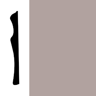 Picture of Mohawk - Sculpted Edge Wall Base 6 Fog