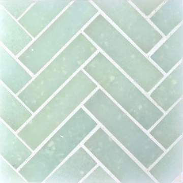 Picture of Ceramica Etc - Liquid Glass Herringbone Tahoe