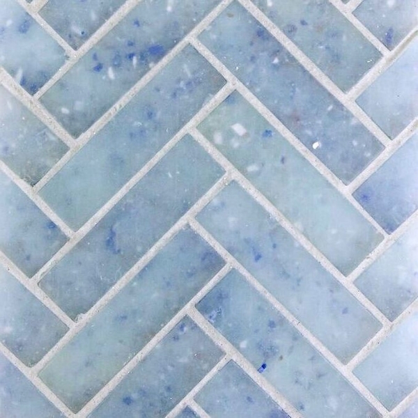 Picture of Ceramica Etc - Liquid Glass Herringbone Moonfalls