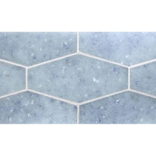 Picture of Ceramica Etc - Liquid Glass Large Elongated Hexagon Moonfalls