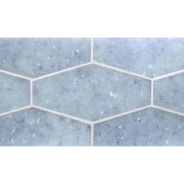 Picture of Ceramica Etc - Liquid Glass Large Elongated Hexagon Moonfalls